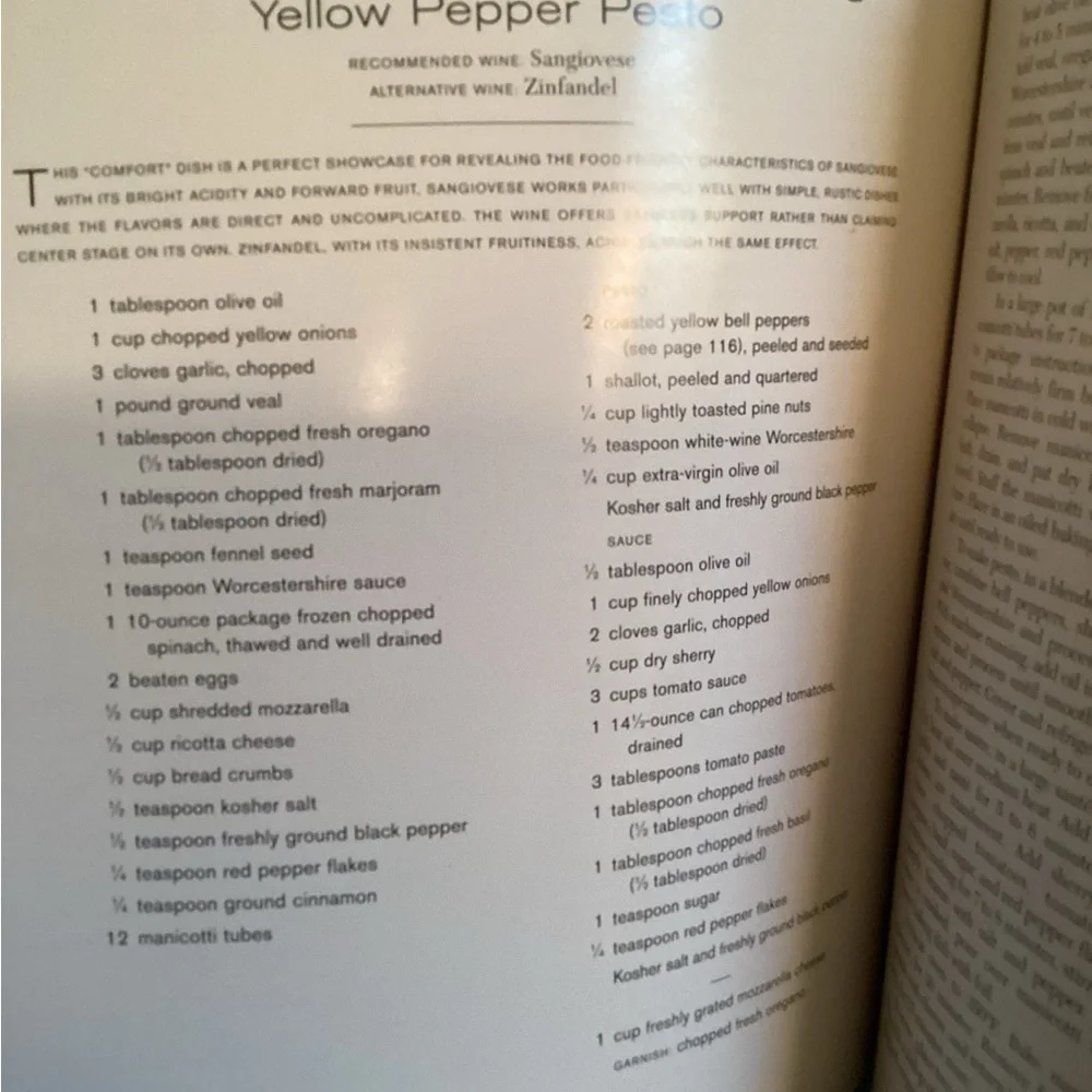 The Wine Lover's Cookbook with ideas to pair your wine & food & recipes ideas.